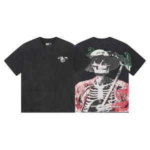 Maglietta oversize da uomo a manica lunga velocità cotone 100% di alta qualità God Shirt Street Wear abbigliamento da uomo - Product Image 1