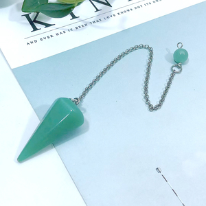 เพนดูลัมคริสตัลพลังงานธรรมชาติทำมือขายส่ง หลายสี สำหรับการทำสมาธิและตกแต่งบ้าน - Product Image 4