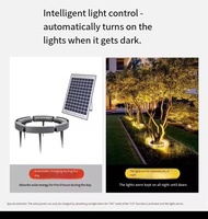 IP65 Wasserdichter Aluminium Solar-LED-Ringstrahler Warmweiß Umweltfreundliches Baumumarmungsdesign Batteriebetrieben Garten ROHS
