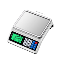 Báscula Electrónica XuQian de 30 kg, Alta Precisión 0.1g, Protección IP67, Pantalla LCD, para Pesar Alimentos, 220V, 1 Año de Garantía, 18W de Potencia