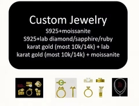 Kalung Perak S925 Moissanite Klasik Empat Enam Prong untuk Wanita dengan Moissanite Potongan Bulat Cemerlang dan Sertifikat GRA