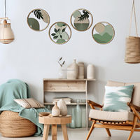 Décoration murale de chambre personnalisée cadre d'art suspendu en bois esthétique Boho pour appartement chambre à coucher décorations murales en bois