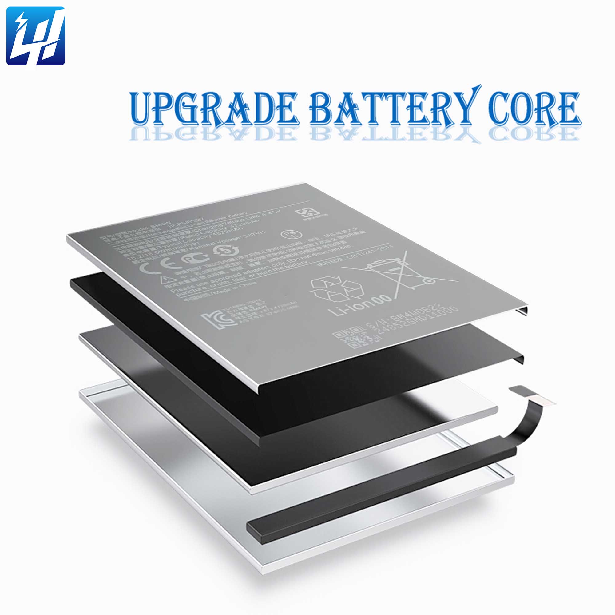 Batteria BM4W Per Xiaomi Mi 10T Lite 5G | 4720 MAh | Kit Di Ricambio Con Strumenti Inclusi