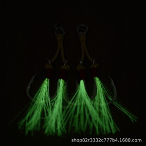 <span class=keywords><strong>Hameçon</strong></span> de jigging lourd 1/0-5/0 en acier à haute teneur en carbone, crochet de câble Keff, accessoires de pêche pour jigging DIY, double <span class=keywords><strong>hameçon</strong></span> de pêche - Product Image 6