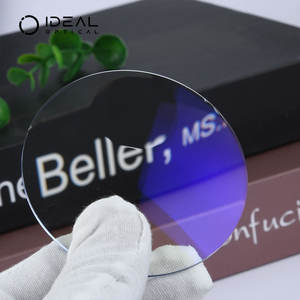 Lente óptica <span class=keywords><strong>Bifocal</strong></span> HMC 1,56 de alta calidad Rt/FT, lentes ópticas bifocales de corte azul, lentes de Material de resina de bloque azul - Product Image 2