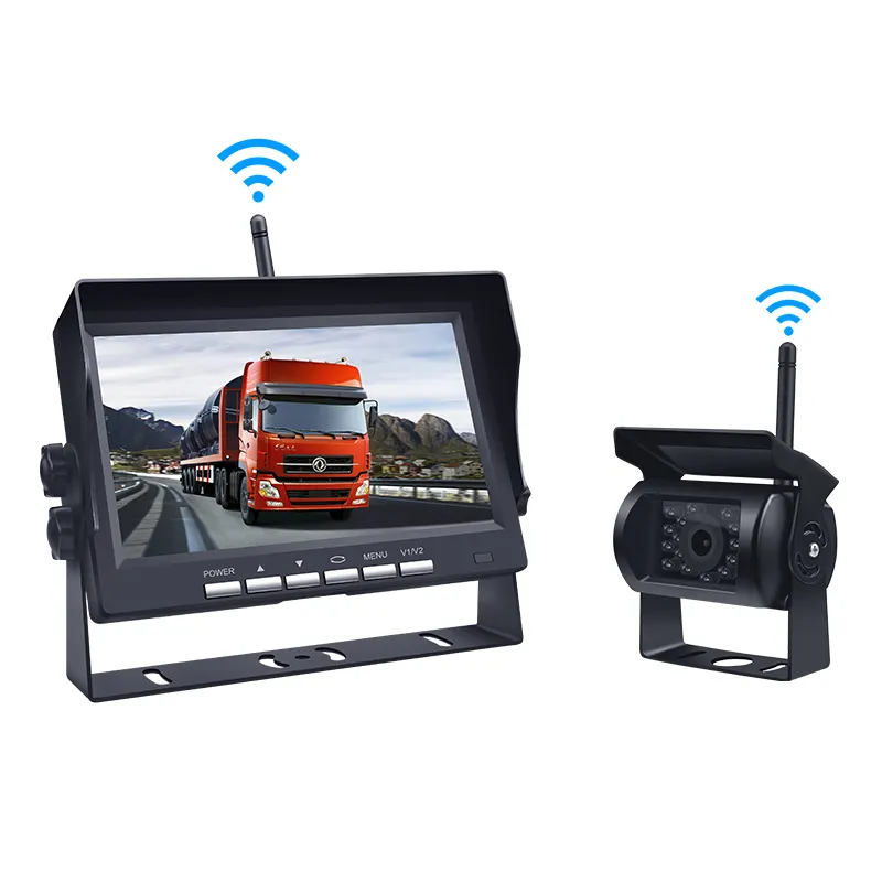 Waterproof IP68 Backup Camera Security OEM/ODM Digital Wireless Monitor 7 Inch Parking Guide Hd Car Dvr Camera