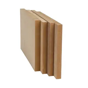 MDF Board 18mm 1220x2440 Laminated Melamina MDF 18mm For Cabinet Furniture