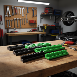 Socket Organizer Set 6 Piece Magnetic 1/4 3/8 1/2 Drive Metric SAE <b>Tool</b> <b>Storage</b> Tray ABS Plastic Matte Surface - Product Image 2