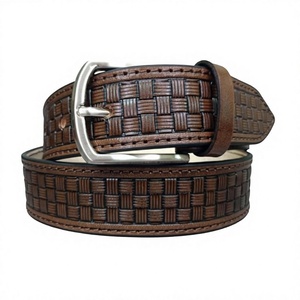 BS INTERNATIONAL Luxury Steel Square Buckle Genuine Cow Hide Eco-Friendly Waterproof Belts 3.8cm Width Party Belts Accessories - Product Image 2