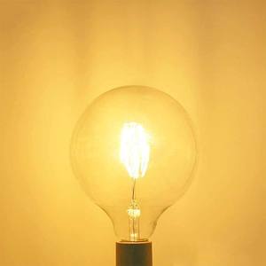 Grande lampe G125 E27 4W 2700K 3000K 120V 220V 4W 6W 8W LED filament globe <span class=keywords><strong>ampoule</strong></span> lumière décorative dimmable - Product Image 4