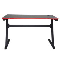 Bureau de jeu noir de haute qualité avec des caractéristiques durables, y compris une chaise de jeu, idéal pour la vente en gros et parfait pour les joueurs