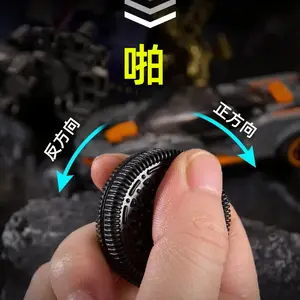 2022 Neuheit Oreo Form Metall Zappeln Spielzeug Noise Maker Dekompression Fingers pitze Spielzeug Magnet ring Münze Cooles tragbares Spielzeug