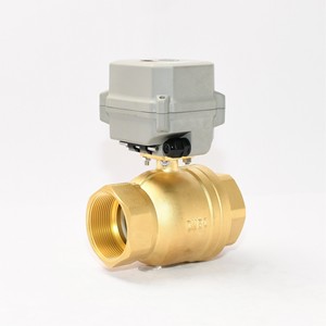 Vanne à boisseau sphérique électrique Tonhe DN50 filetée en laiton normalement fermée normalement ouverte pour l'eau, l'air et les eaux usées - Product Image 4