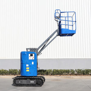 9.2m 200kg tiang vertikal angkat Boom 360 derajat putaran Mini mendorong sendiri udara pria angkat kompak Boom <span class=keywords><strong>Lift</strong></span> - Product Image 4