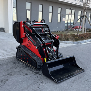 फैक्ट्री डायरेक्ट एपा यूरो 5 मिनी स्किड स्टीड लोडर चीनी ट्रैक व्हील, अटैचमेंट और बाल्टी के साथ - Product Image 2