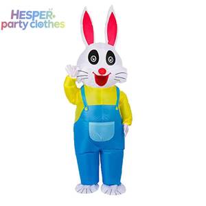 Disfraz Inflable de Conejo de Pascua Unisex Happy Sky para Adultos, Modelo Halloween-zm102, Diversión para Fiestas de Carnaval - Product Image 5