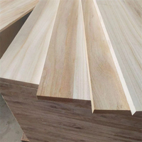 Bois massif de paulownia de haute qualité, bois lamellé collé pour meubles, planches de menuiserie