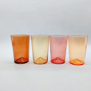 Taza de cristal multicolor de 12 oz, tazas de cerveza <span class=keywords><strong>IPA</strong></span> de alta calidad, taza de vidrio de cerveza Highball colorida para fiesta, boda, Hotel - Product Image 2