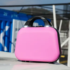 Sıcak satış küçük sert kabuk çanta makyaj taşınabilir kozmetik durumda çantası su geçirmez valiz mini bavul makyaj için