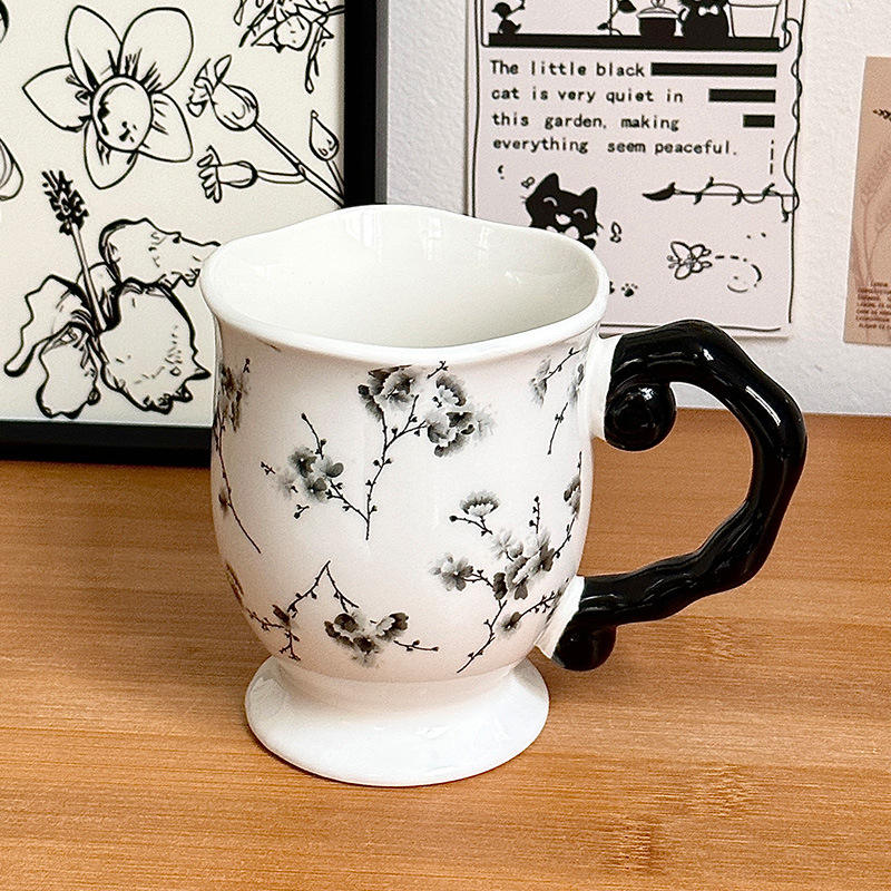 [Single Cup] Retro Floral Cup - C
