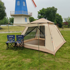 Tente familiale à double <span class=keywords><strong>couche</strong></span> en fibre de verre, ouverture et fermeture automatiques rapides, imperméable, installation facile pour une utilisation en extérieur - Product Image 1