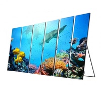 Schermo LED Personalizzabile per Interni P1.538 P1.86 P2.5, Display Pubblicitario Digitale da Pavimento 640x1920mm per Centri Commerciali