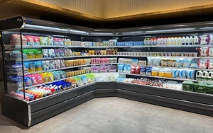 Exhibidor Refrigerado Comercial de Lujo para Supermercados, Refrigerador Abierto de Múltiples Niveles para Frutas y Verduras - Product Image 4