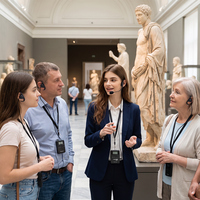 Système de guide touristique sans fil en gros |   Autonomie de la batterie de 20 heures |   Audio cristallin |   Système de guide touristique pour les entreprises de tourisme