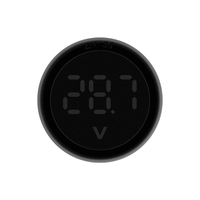 Voltmeter Digital LED DC 4-100V, dua kawat digital DC voltmeter tampilan kepala perlindungan koneksi mundur