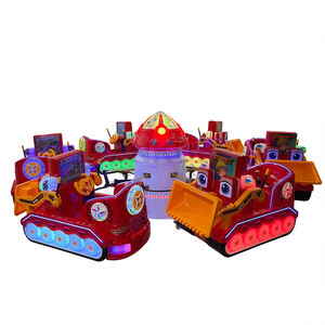 Offre Spéciale 3/6 sièges à pièces avec système musical Mini carrousel à pièces Kiddie Rides, un tour <span class=keywords><strong>de</strong></span> terrain <span class=keywords><strong>de</strong></span> jeu classique pour centre commercial - Product Image 5