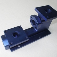 Prototype mécanique en aluminium usiné CNC et anodisé pour la vérification des ajustements et de l'apparence, du prototypage à la production