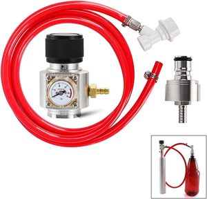 <span class=keywords><strong>Mini</strong></span> Regolatore CO2 0-90PSI con Raccordo a Sfera, Tubo Gas in Acciaio Inossidabile, Tappo Carbonatore per Birra, Vino, Acqua Frizzante e Soda - Product Image 1