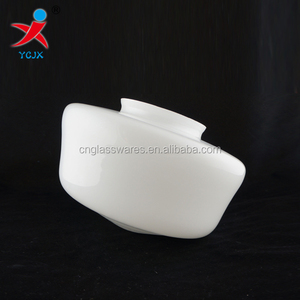 Paralume a sospensione in vetro bianco latte soffiato a mano <span class=keywords><strong>per</strong></span> lampada a sospensione scolastica paralume scolastico in vetro bianco opale antico - Product Image 3