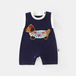 Детский цельный костюм для мальчиков и девочек, тонкий стиль, детская одежда, новый милый белый мультфильм - Product Image 4