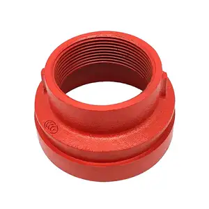 Fire equipment groove reducer size head clamp groove fillet female threaded reducers