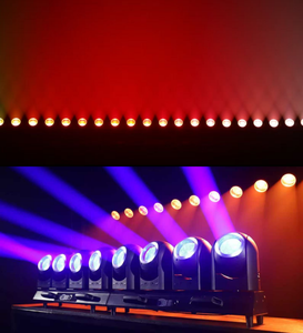 Barre de faisceau mobile à <span class=keywords><strong>LED</strong></span> <span class=keywords><strong>quad</strong></span> 4x80w RGBW 4 en 1 avec effet d'anneau de bande circulaire halo, tête rotative oscillante TB4 Tornado 4 têtes - Product Image 5