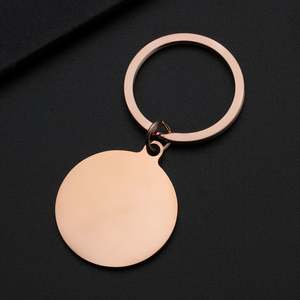 Llavero Personalizado de Acero Inoxidable con Grabado Láser y Orificio Redondo Exterior, Superventas - Product Image 4