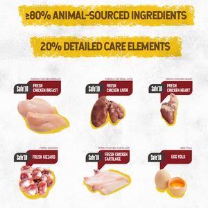 थोक पालतू स्नैक्स ओएम बतख और मटर स्वाद वाले पौष्टिक प्राकृतिक हलाल फ्रीज-सूखे बिल्ली और कुत्ते के स्नैक्स सूखे भोजन - Product Image 2