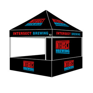 Tente Pop-Up Portable Personnalisée, Imperméable, Coupe-Vent, Ignifuge, avec Structure Hexagonale en Aluminium, pour Événements, au Design Gratuit - Product Image 1