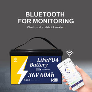 Batería Marina LiFePO4 de 36V 38.4V 65Ah, Batería de Litio de Ciclo Profundo Impermeable IP67 para Motor de Barco - Product Image 3