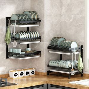 3-Layer Bowl <b>Dish</b> Metal <b>Rack</b> Sink Organizer Hanging Organizer Over Sink <b>Dish</b> Drying <b>Rack</b> Kitchen - Product Image 4