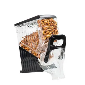 超市塑料显示器重力箱大型储存干燥食品分配器