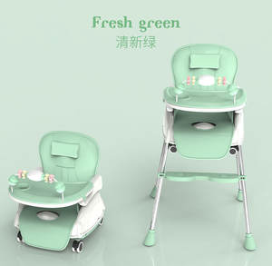 Chaise haute pour bébé, multifonctionnelle, siège <span class=keywords><strong>rehausseur</strong></span> de voyage pour bébé, chaise haute portable pour l'alimentation des bébés, réglable - Product Image 6