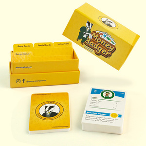 Boîte personnalisée <span class=keywords><strong>avec</strong></span> couvercle et base pour cartes de jeu, provenant d'un fabricant en gros de jeux de cartes personnalisés - Product Image 1