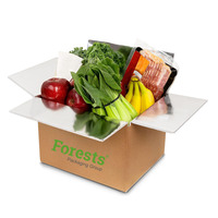Caja de Envío Aislada con Papel de Aluminio para Cadena de Frío, Cajas Térmicas de Doble Pared para Alimentos Congelados, Cajas de Transporte Térmico para Mariscos