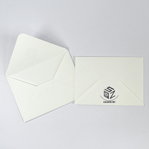 Papel artístico reciclable con impresión personalizada, sobre de regalo blanco liso A4 C4 con logotipo - Product Image 5