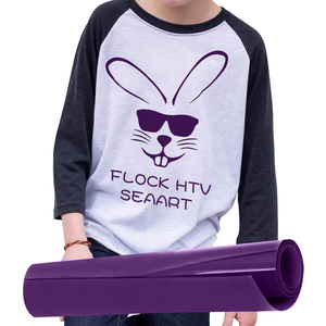 Violet clair Seaart 3D <span class=keywords><strong>Flex</strong></span> 20 Couleurs S7 Série SGS Testé de Floc De Transfert De Chaleur Vinyle - Product Image 1