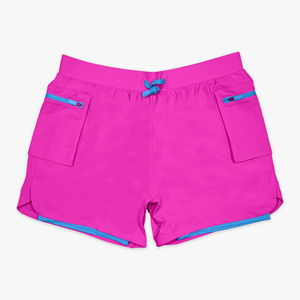 Pantalones Cortos Deportivos Holgados con Forro, Estampado Hawaiano Dorado, Personalizados por Sublimación, para Baile o Béisbol - Product Image 5