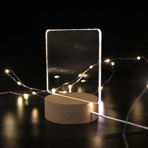 Creative 3D Illusion Lamp Crystal Acrylic Board Table Desk Base <b>LED</b> Lamp 7 Color RGB Kid's Room Decor Night <b>Light</b> Jewelry <b>Box</b> - Product Image 6