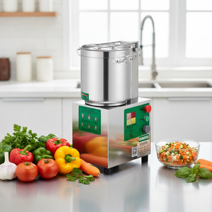 Picadora de Alimentos Multifuncional de Grado Comercial, Picadora Eléctrica de Carne y Verduras, Máquina de Acero Inoxidable para Restaurante y Hogar - Product Image 1